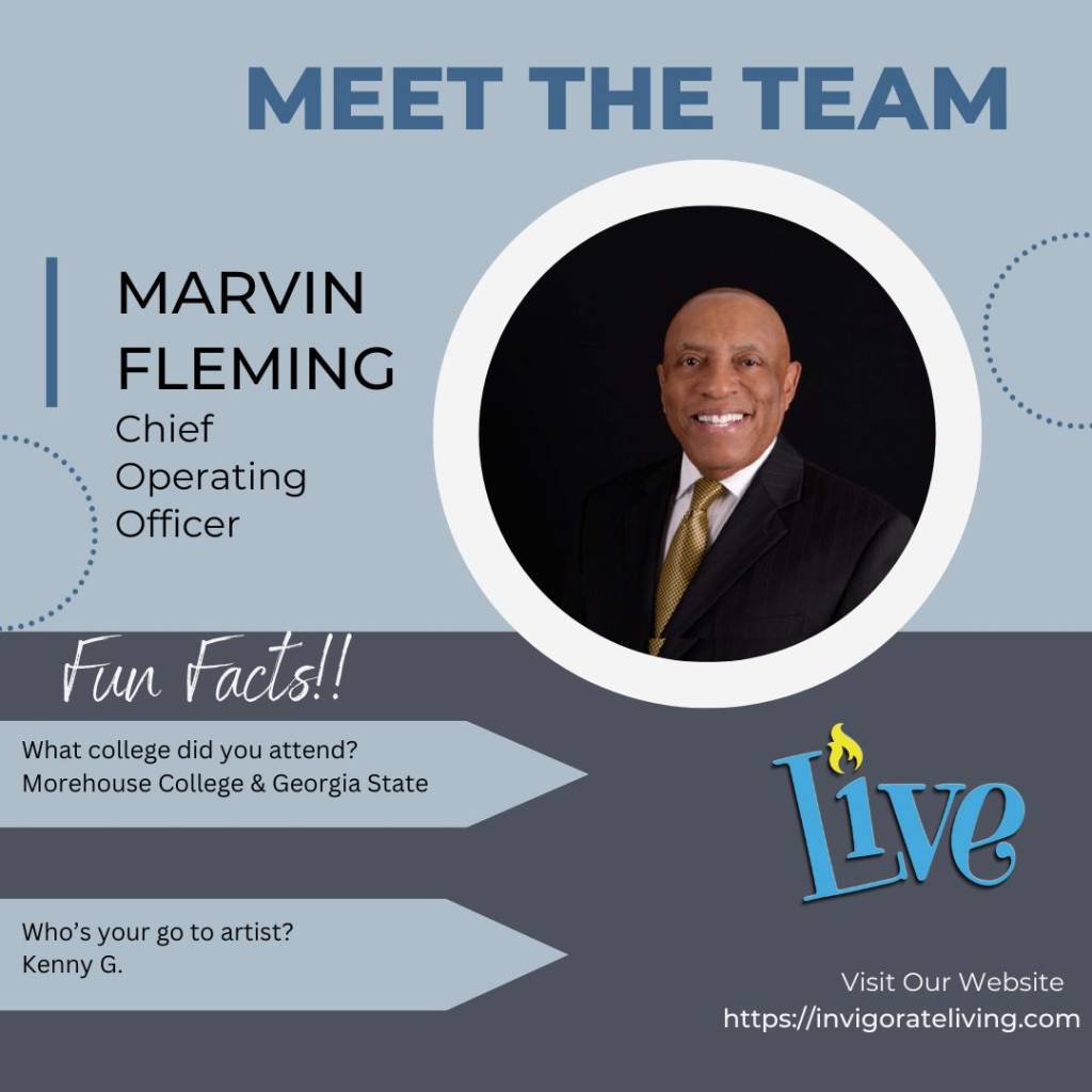 Marvin Fleming Meet The Team Fun Facts Graphic